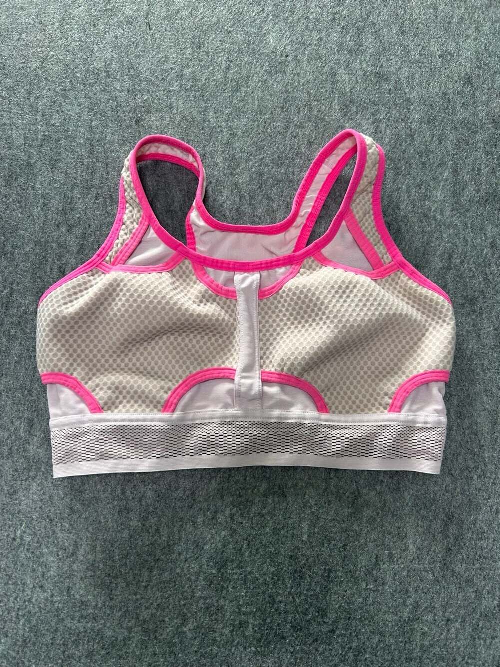 Nike Swoosh Ultrabreathe Pink Mesh Sports Bra